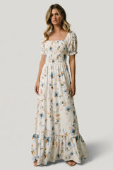 Capri Smocked Maxi Dress