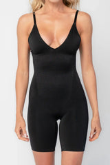 Essential Deep V Mid Thigh Bodysuit