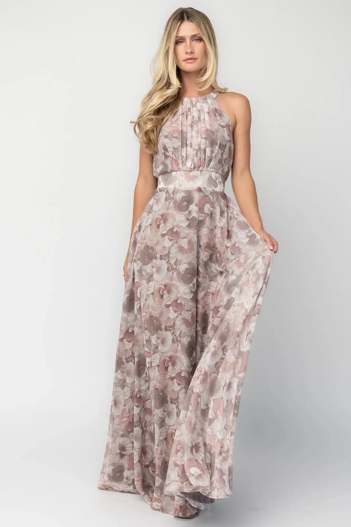 Tinsley Metallic Maxi Dress