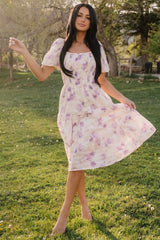 Mattea Smocked Midi Dress