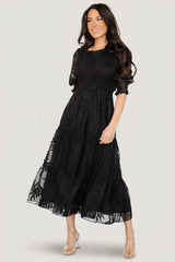 Nellie Smocked Midi Dress