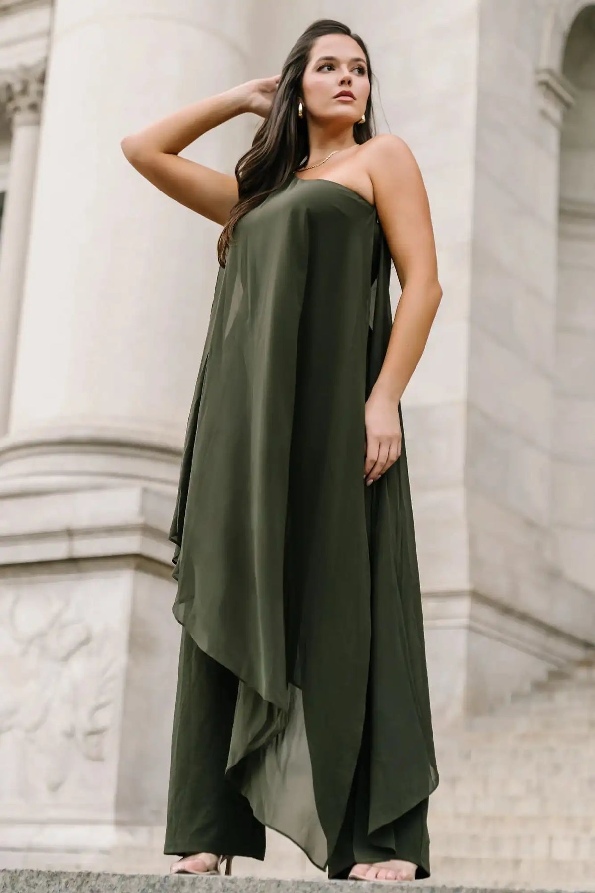 Penthouse One Shoulder Jumpsuit