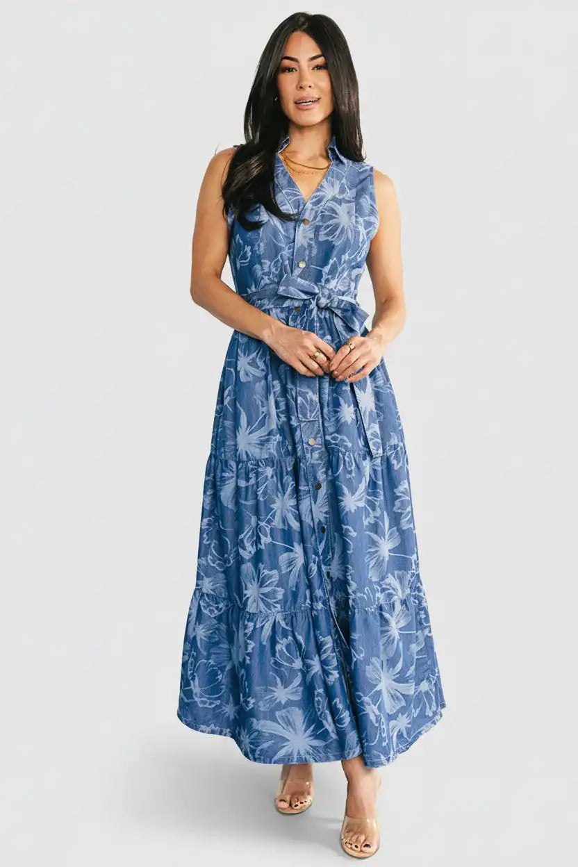 Rocío Soft Denim Dress
