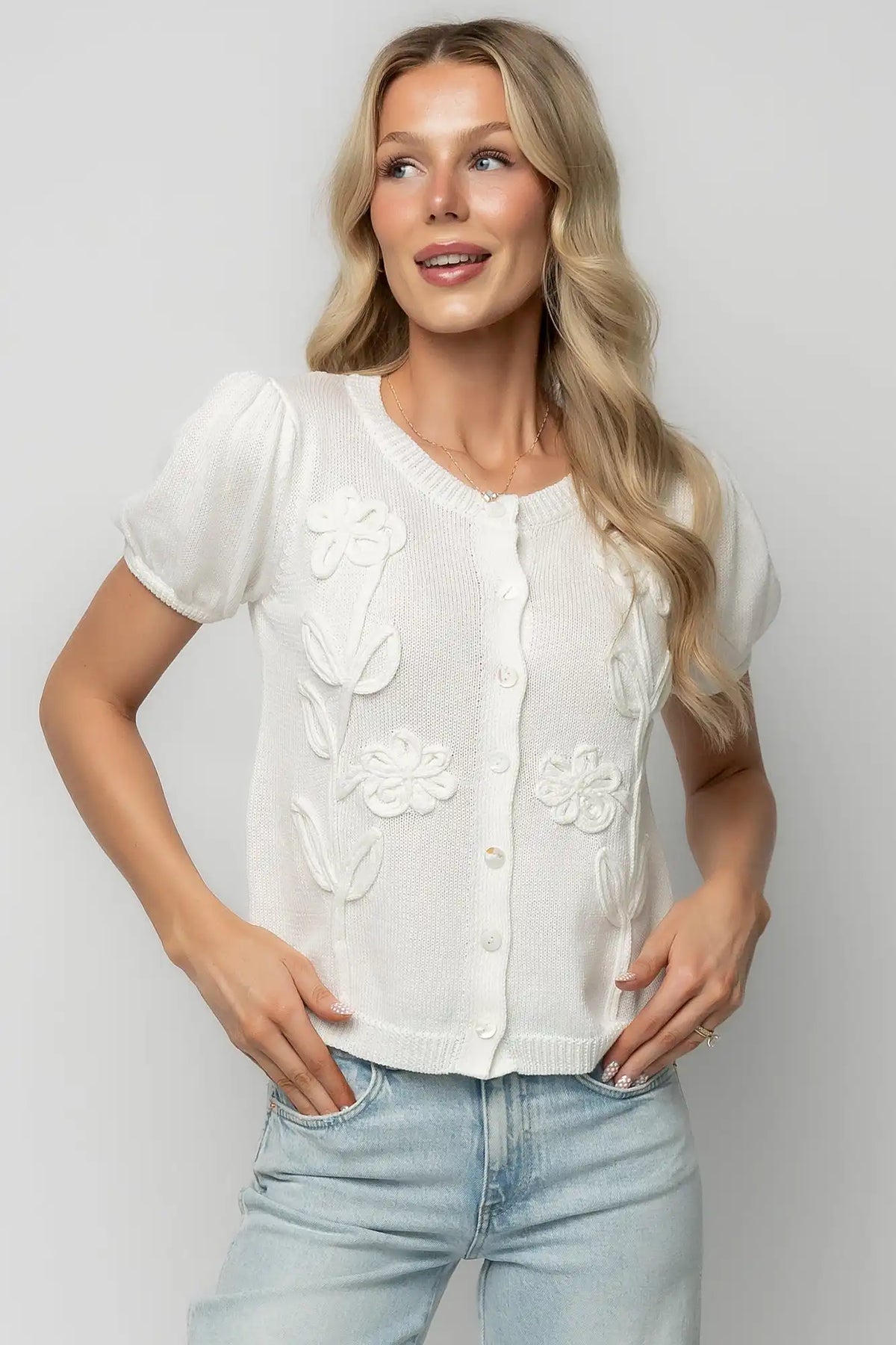 Eulalie Floral Cardigan