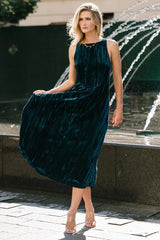 Octavia Velvet Midi Dress