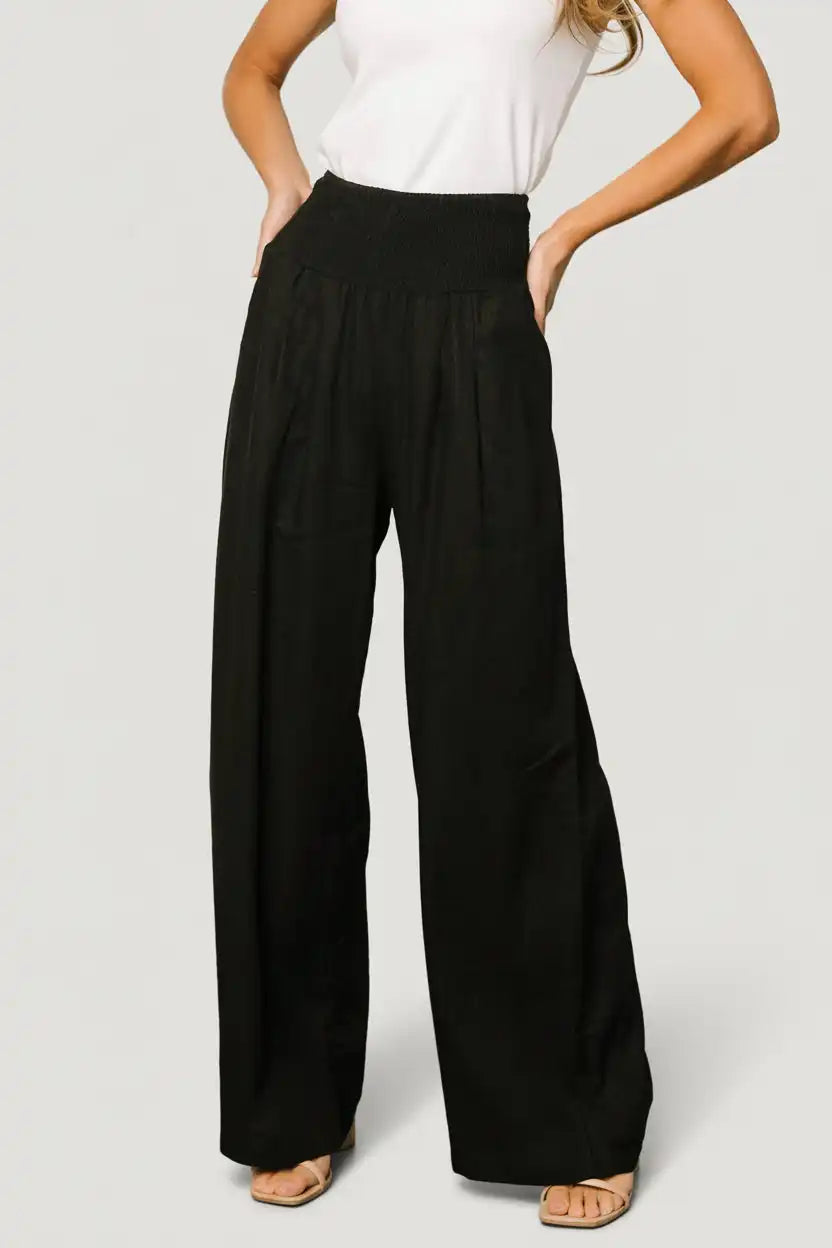 Parvati Smocked Waist Pants