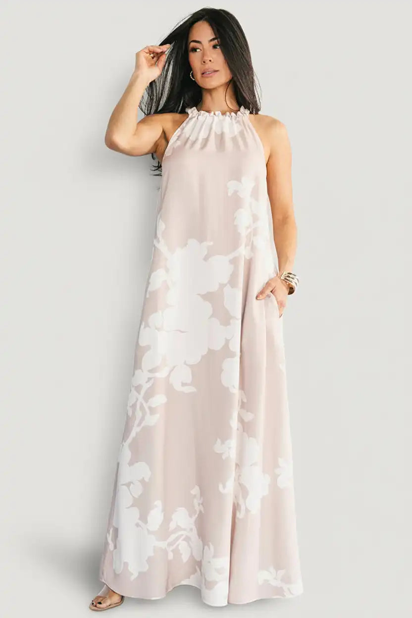 Aurelia Column Maxi Dress