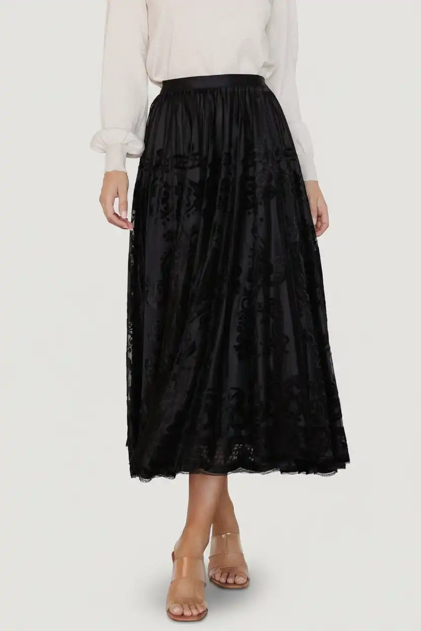 Palini Velvet Skirt