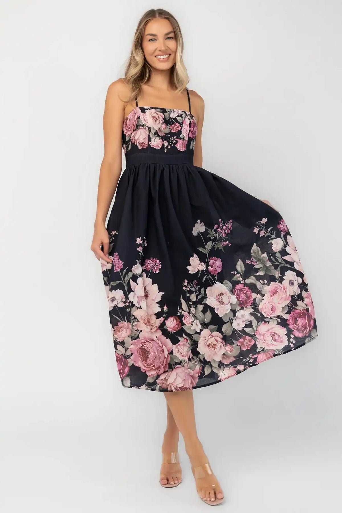 Noir Midi Dress