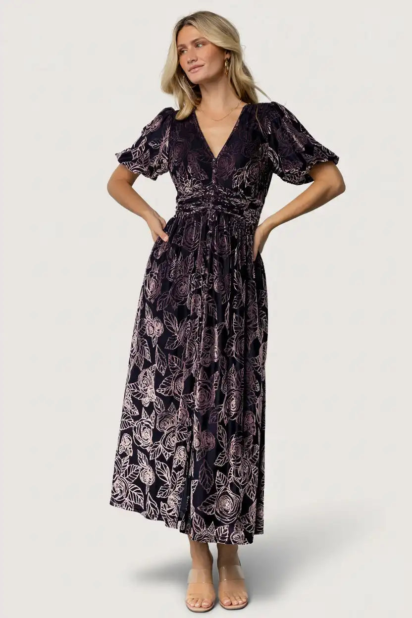 Dahlia Velvet Dress