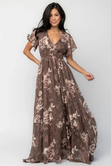 Lynlee Metallic Maxi Dress