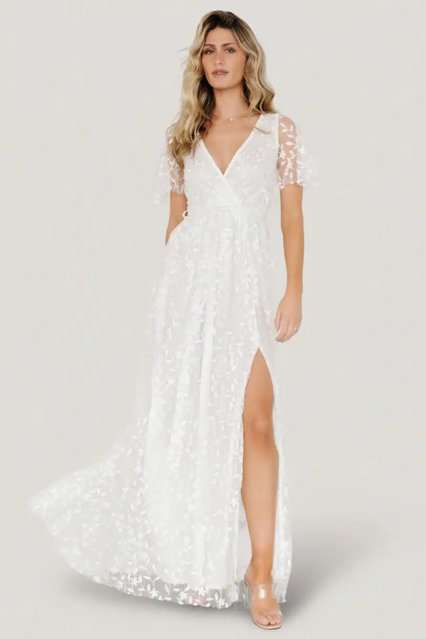 Marseille Embossed Maxi Dress