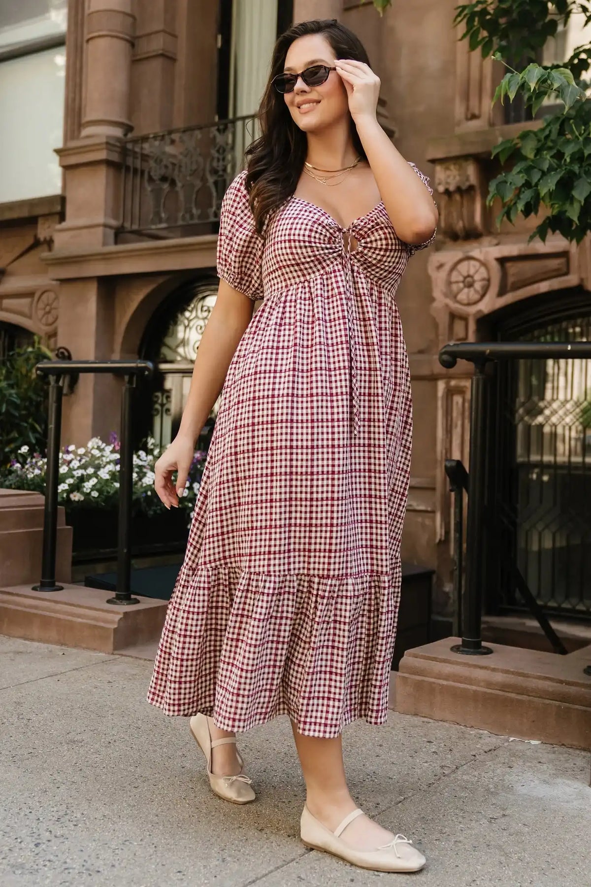 Emerey Sweetheart Midi Dress