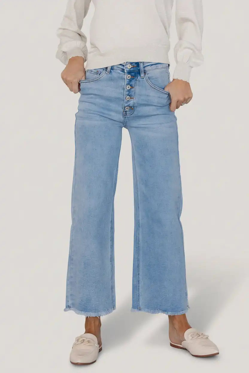 Brody High Rise Wide Leg Jeans